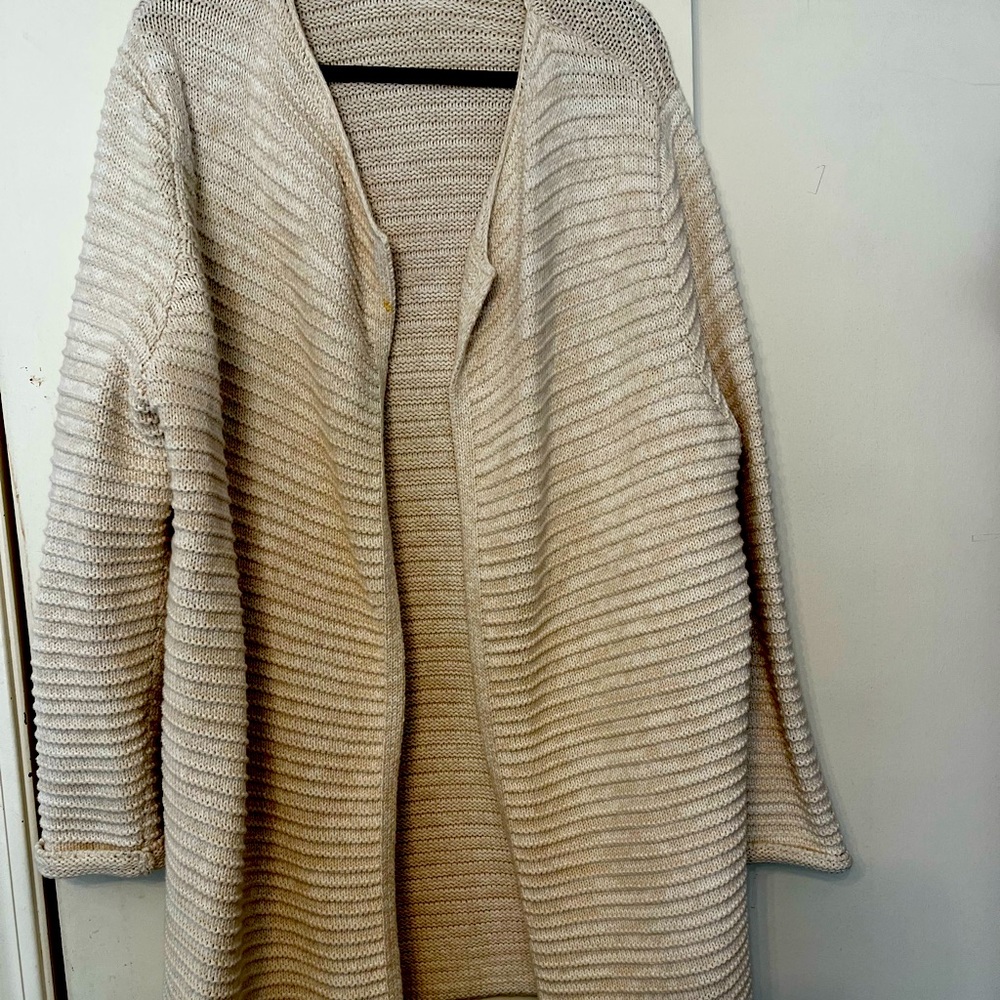 Long sweater coat